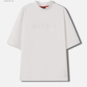 Staple Pike Mockneck T-Shirt - Cream